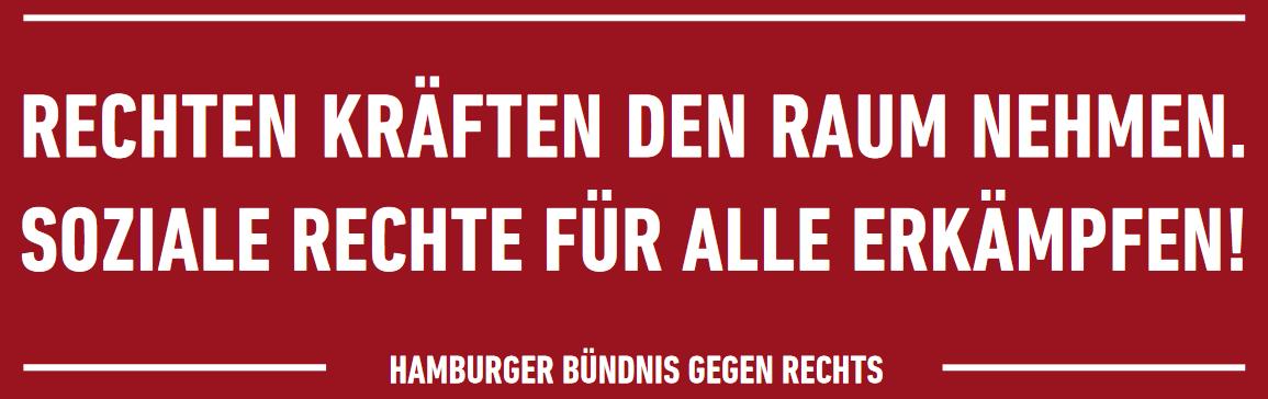 Transpi 2022 Rechten Krften den Raum nehmen